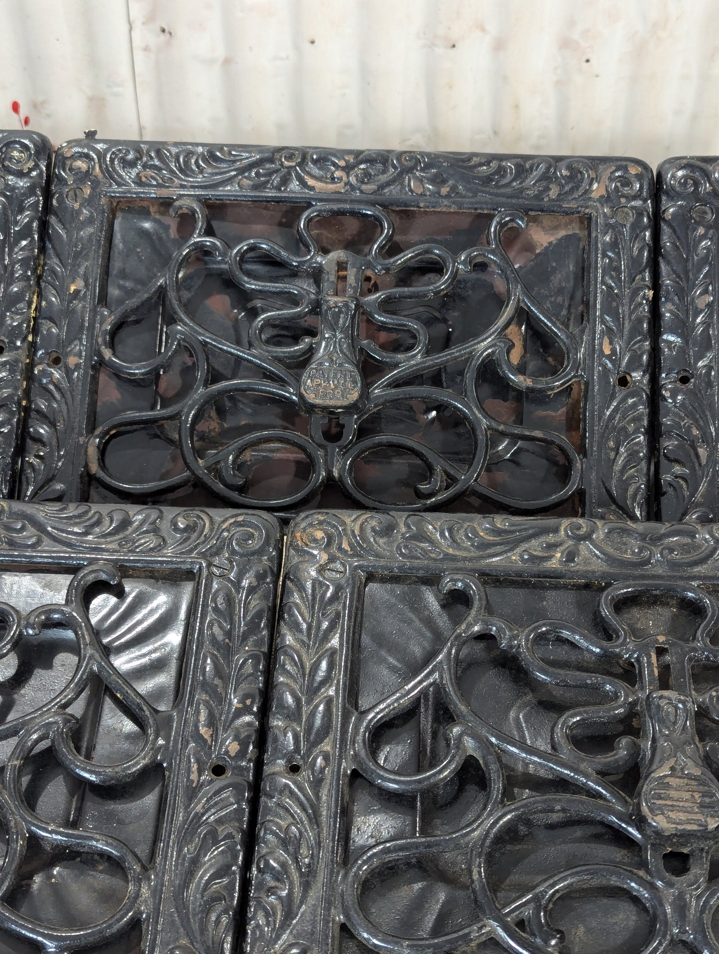 Vintage Cast Iron Wall Registers