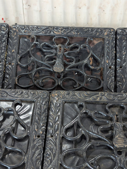 Vintage Cast Iron Wall Registers