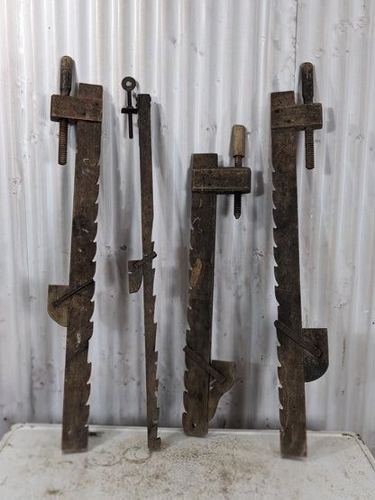 Vintage Wood Clamps