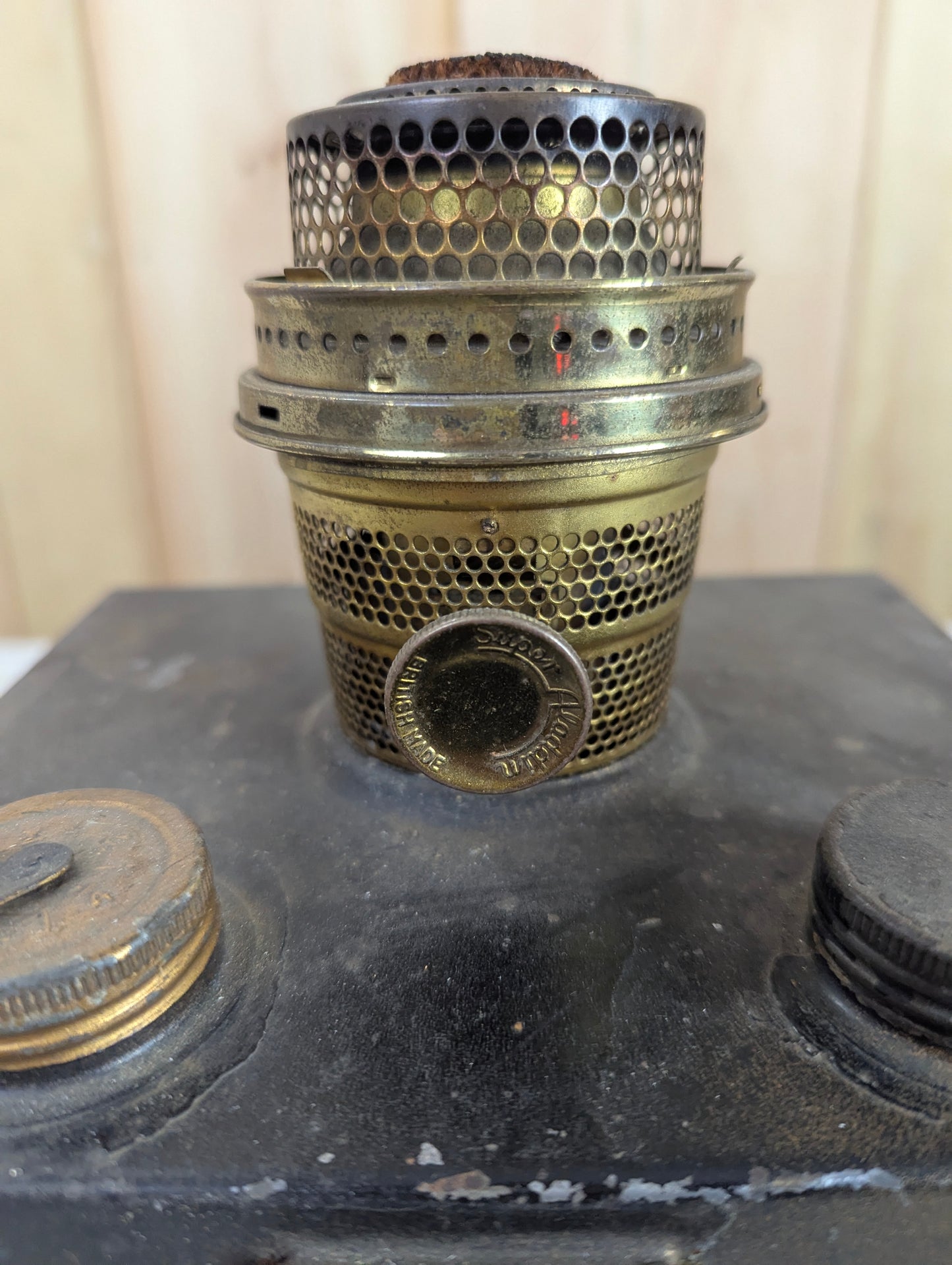Vintage Oil Lamp with Aladdin Burner