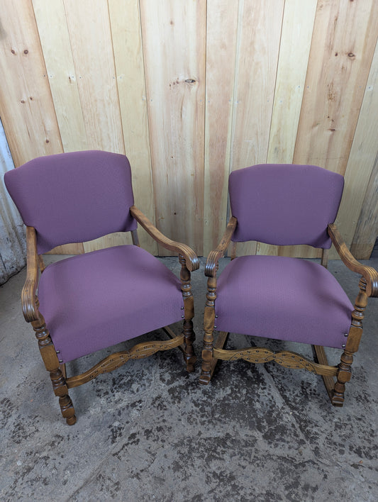 Vintage Chair and Rocker Pair