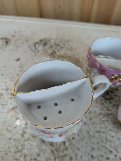 Vintage Ceramic Moustache Cups