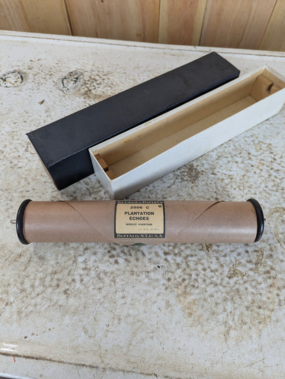Antique Player Piano Music Roll -  “Plantation Echoes” 2906-C Chase & Barker Co.