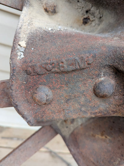 Pair of Farmall Model H Steel Rear Wheels - 50”x 8”