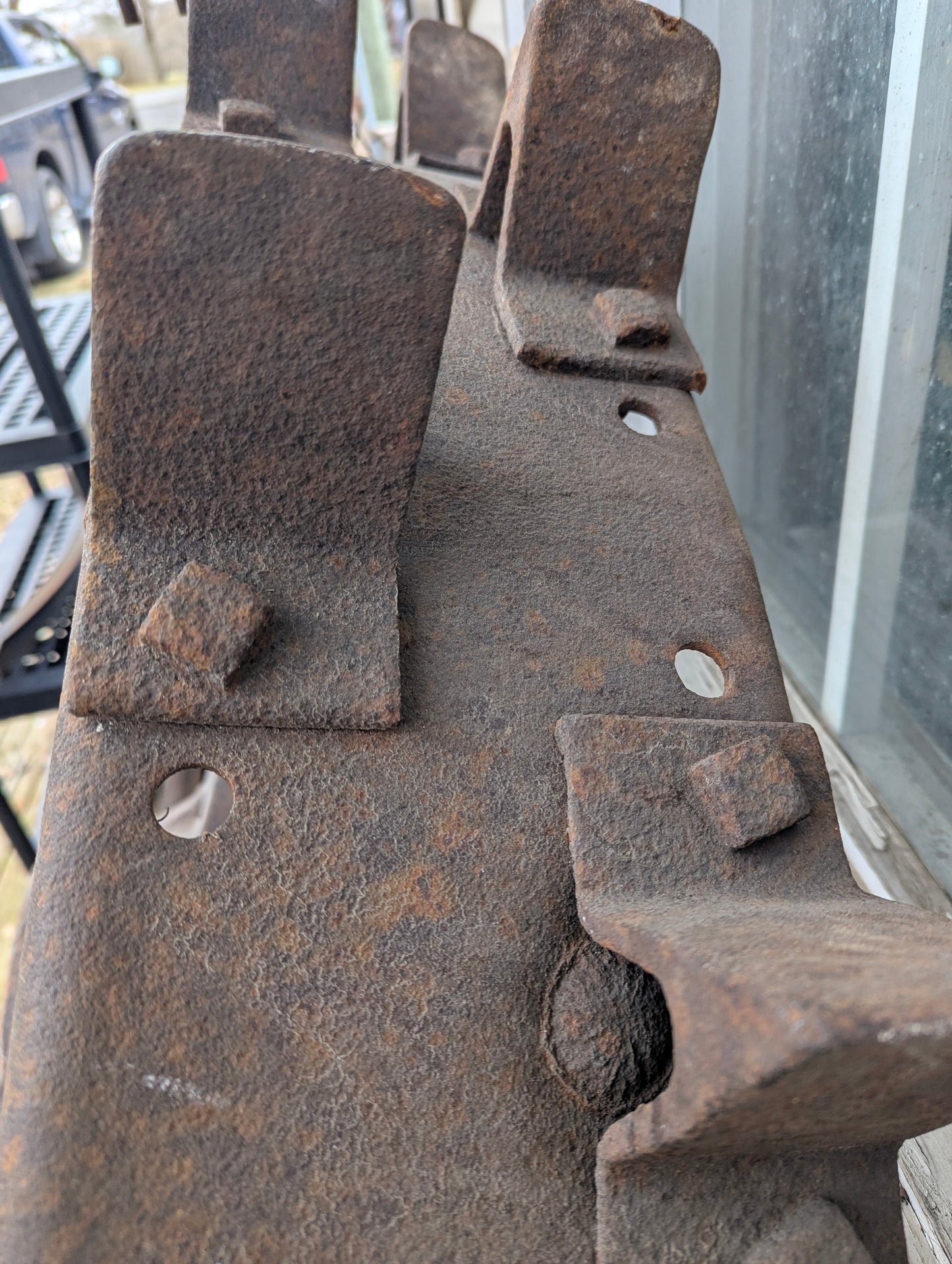 Pair of Farmall Model H Steel Rear Wheels - 50”x 8”