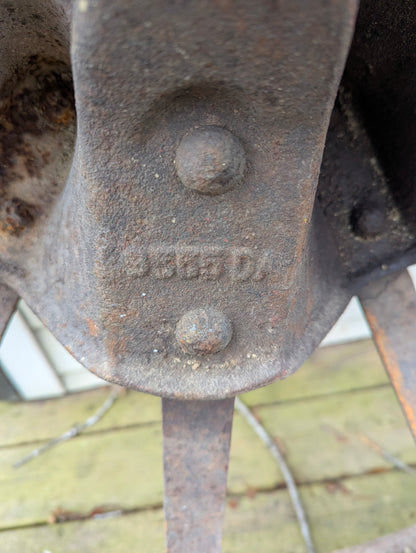Pair of Farmall Model H Steel Rear Wheels - 50”x 8”