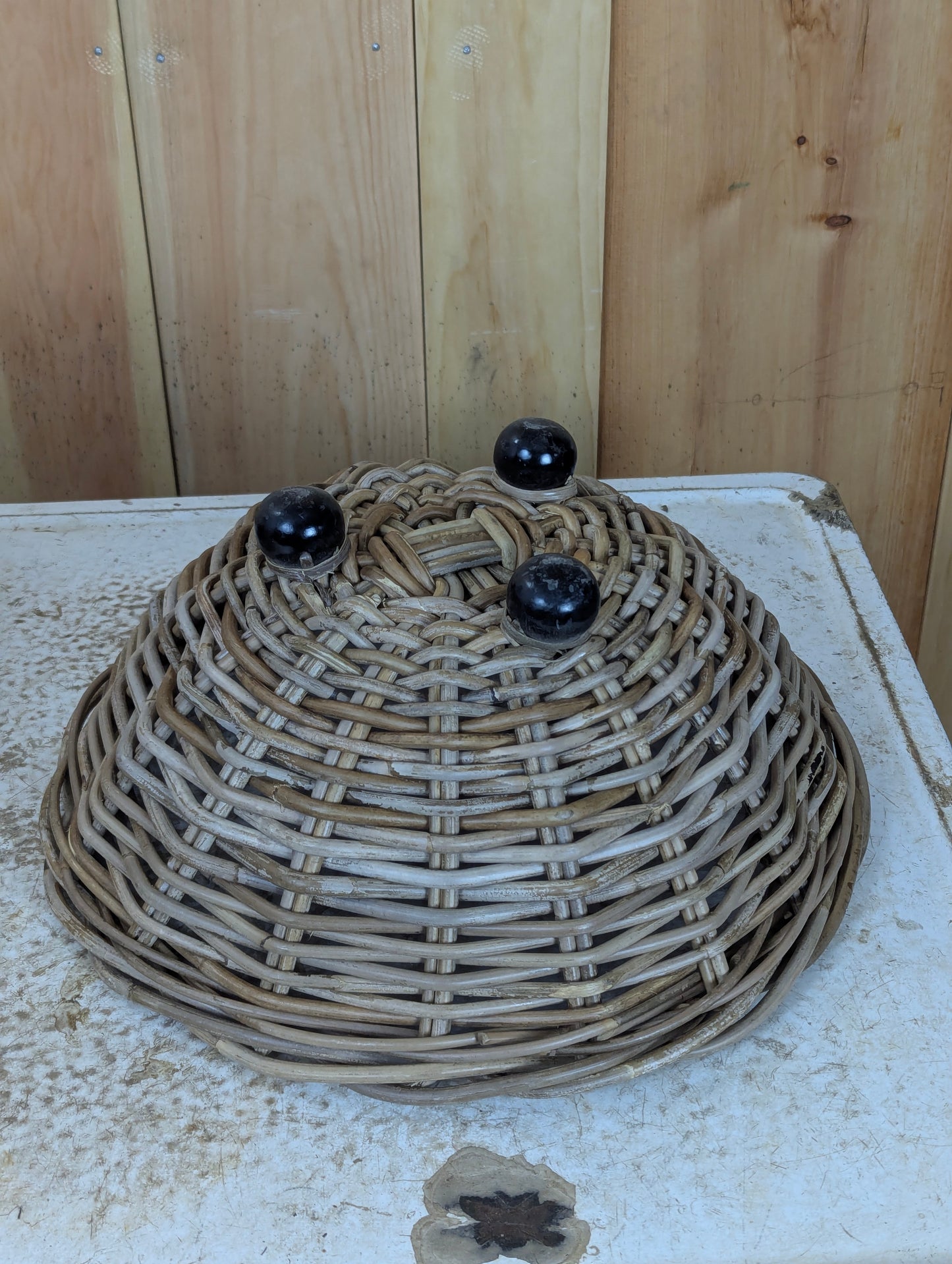 Pair of Vintage Wicker Baskets