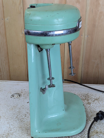 Vintage Hamilton Beach Jadeite 3-Head 40DM Milkshake Mixer