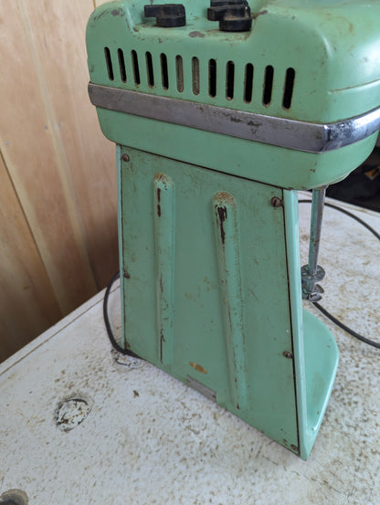 Vintage Hamilton Beach Jadeite 3-Head 40DM Milkshake Mixer