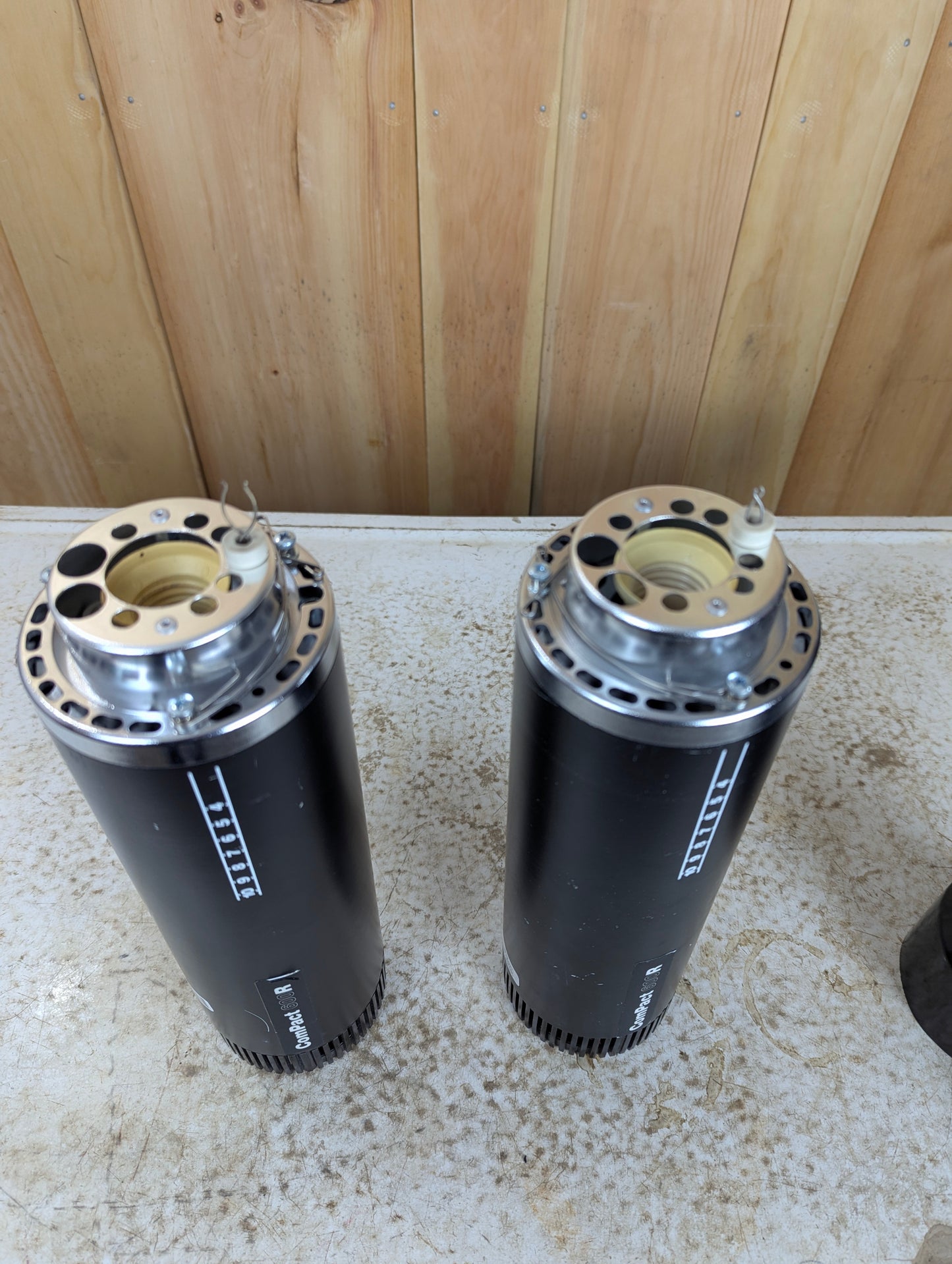Pair of Pro Photo Compact 600R Studio Strobe Lights