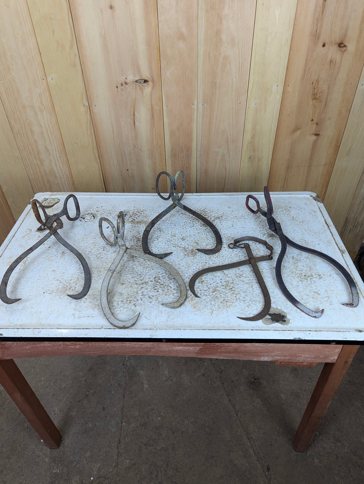 Vintage Log Tongs