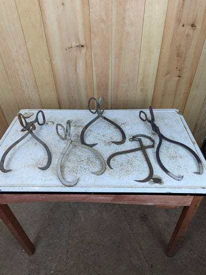Vintage Log Tongs