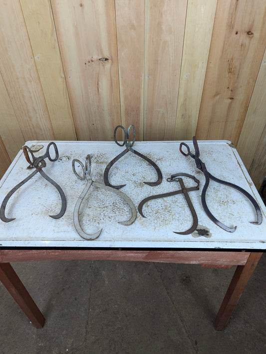 Vintage Log Tongs