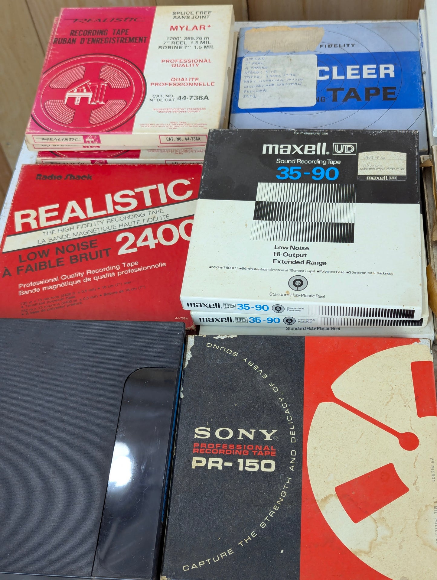 Used Reel-to-Reel Recording Tapes