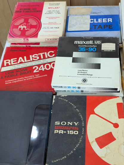 Used Reel-to-Reel Recording Tapes