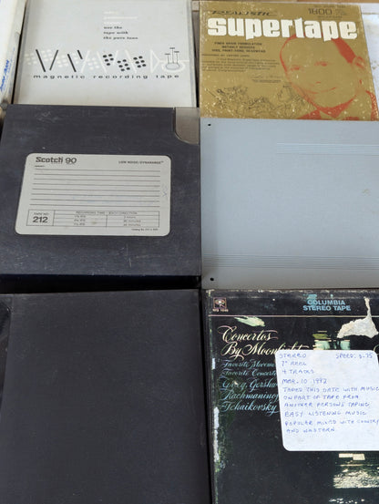 Used Reel-to-Reel Recording Tapes