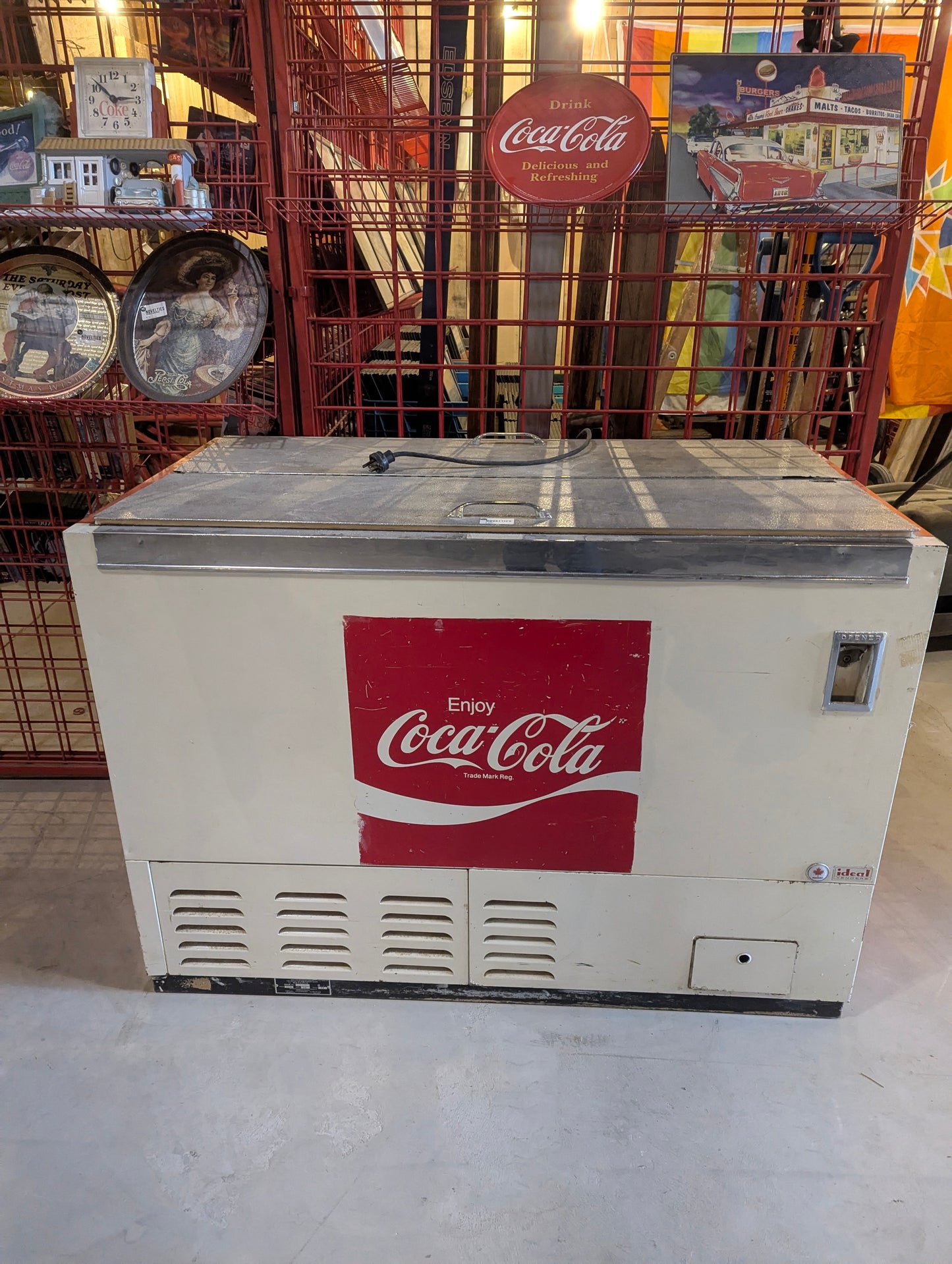 Vintage Ideal Coca-Cola Chest Cooler
