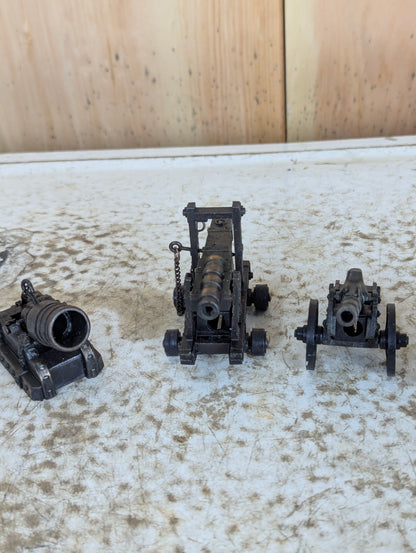 Metal Miniature Toy Cannons