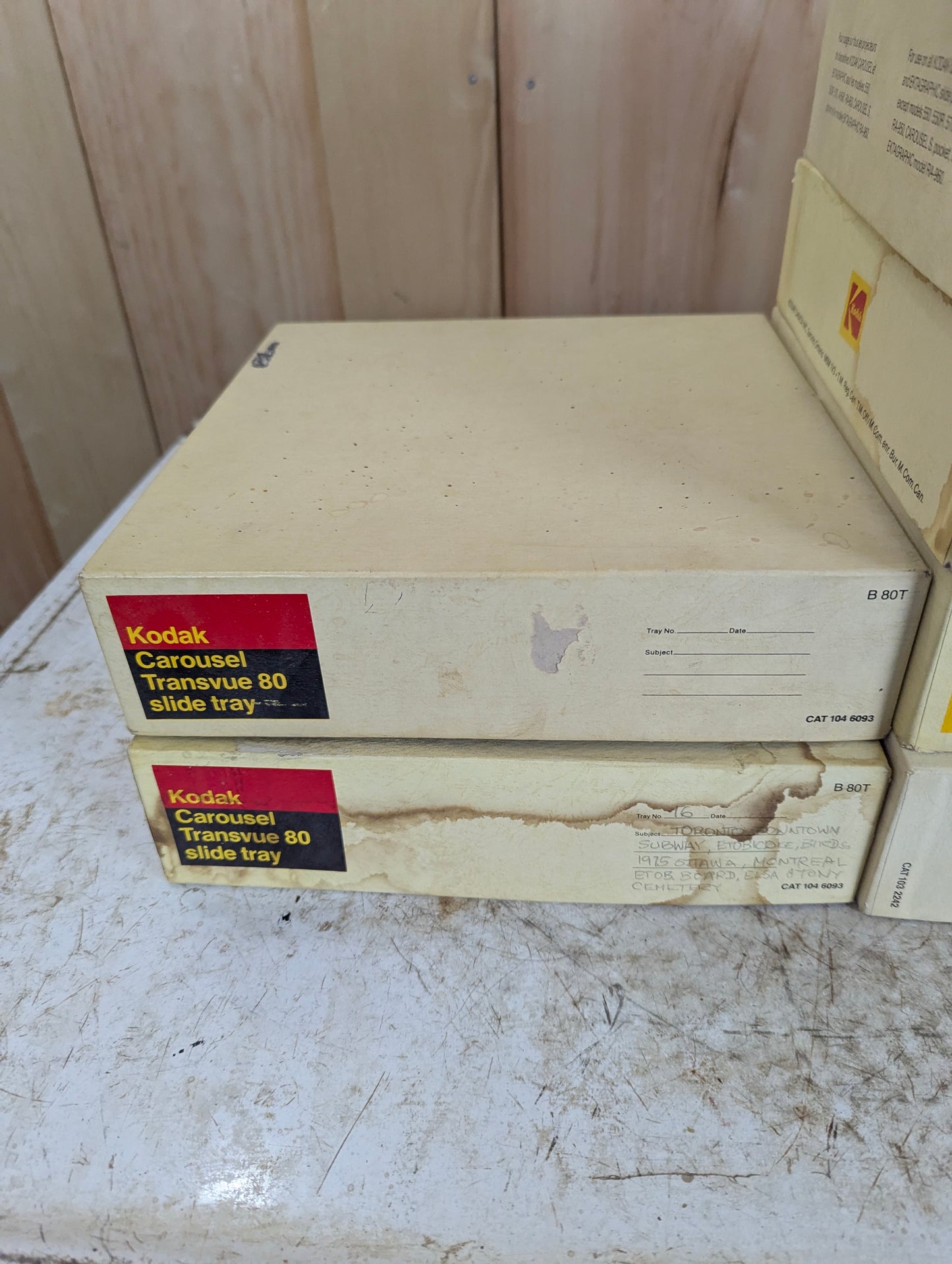 Vintage Empty Kodak Carousel Slide Trays
