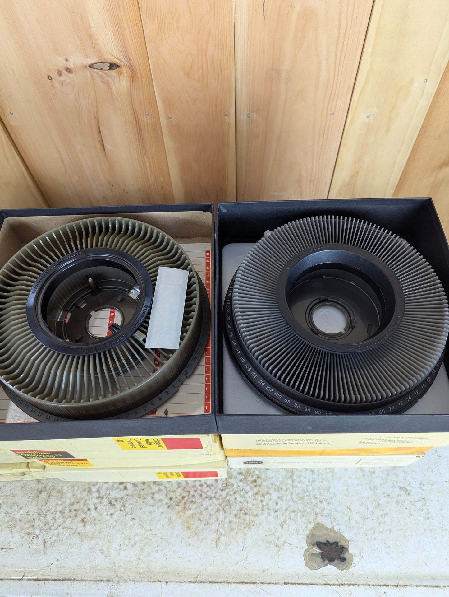 Vintage Empty Kodak Carousel Slide Trays