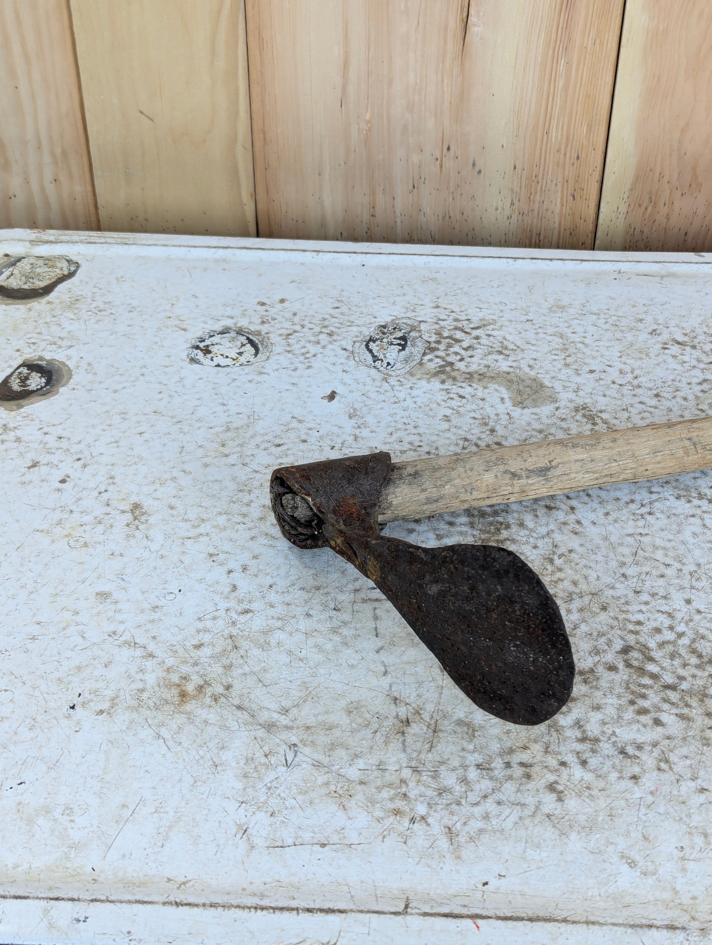 1700’s Quebec Hand Forged Garden Hoe