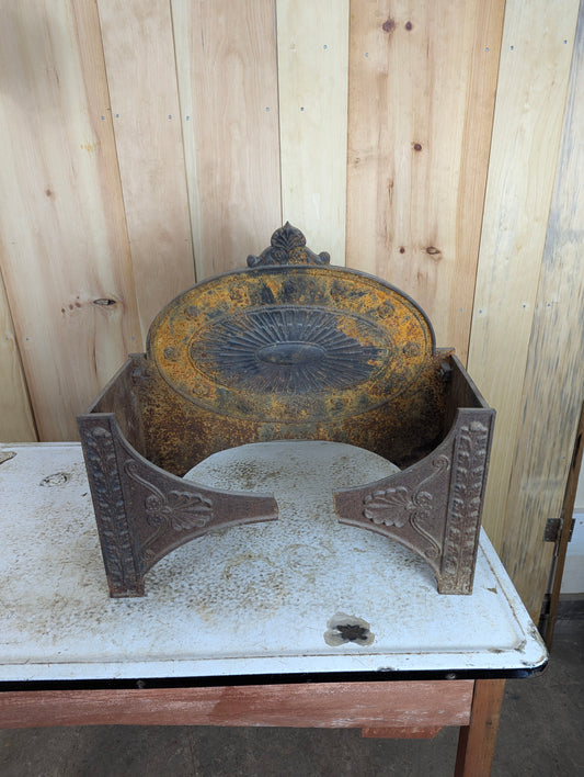 Edwardian Cast Iron Fire Basket