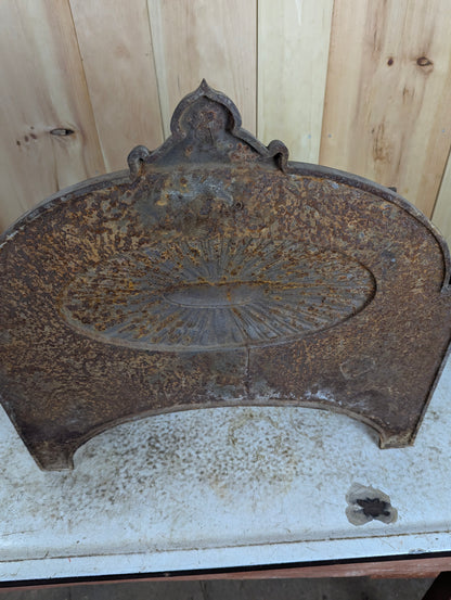 Edwardian Cast Iron Fire Basket