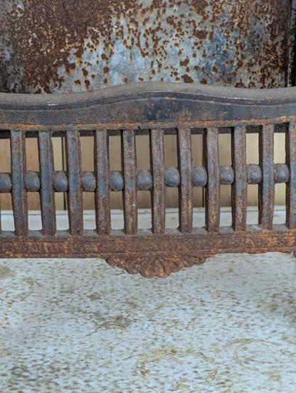 Antique Cast Iron Fire Basket