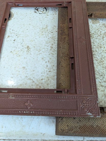 Assorted Cast Iron Floor or Heat Register Grate Frames