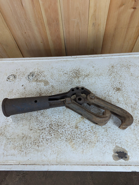 Antique Cast Iron Railroad Spike and Tie Puller