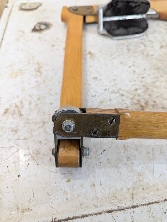 Vintage Wooden Rudder & Tiller