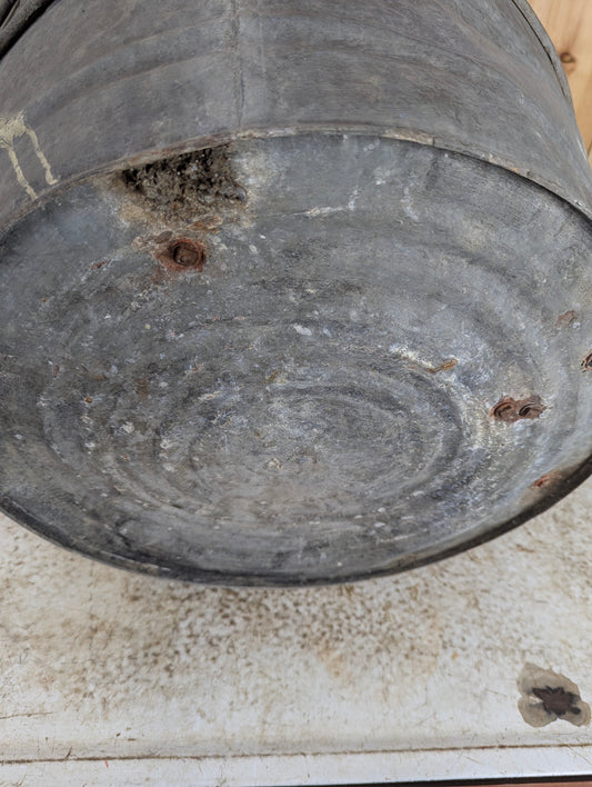 Round Galvanized Washtub