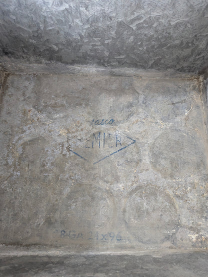 Vintage Galvanized Milk Delivery Box