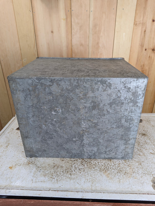 Vintage Galvanized Milk Delivery Box