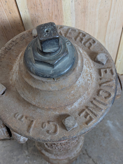 Antique 1918 Cast Iron Fire Hydrant