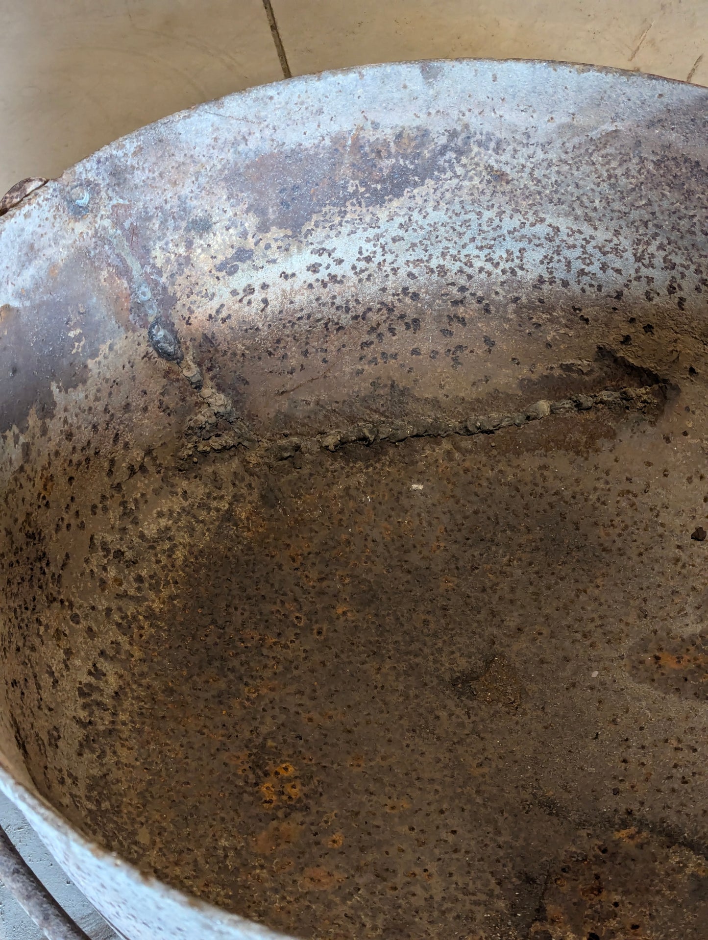 Antique Cast Iron Syrup Pot Kettle