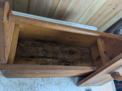 Large Handcrafted Wooden Tool Box