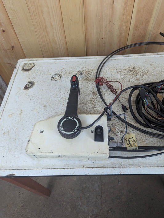 Johnson Evinrude Outboard Side Mount Remote Control Box Untested