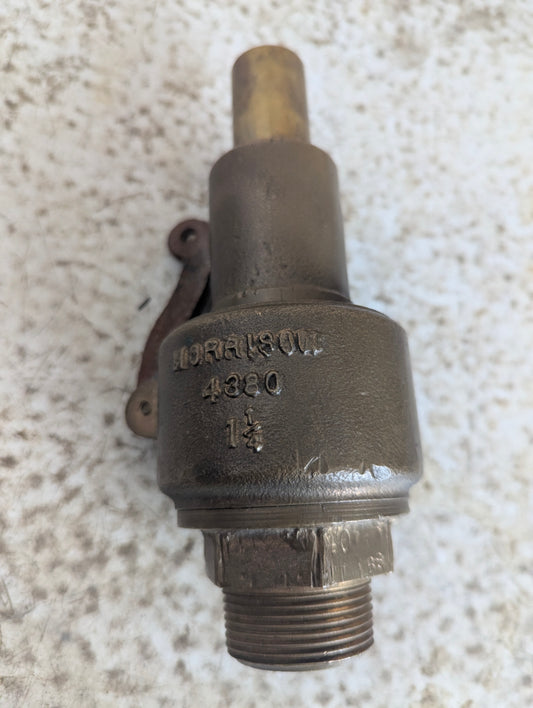Vintage Morrison 4380 1 1/4” Steam Whistle
