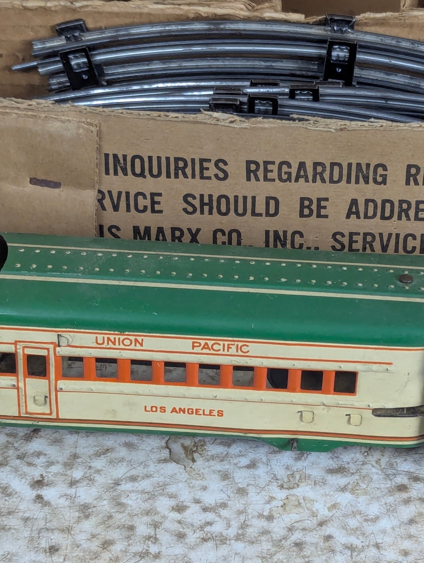 Vintage Marx M10005 Union Pacific Electric Train Set in Box