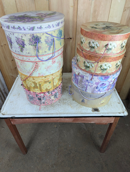 Vintage Hat Boxes
