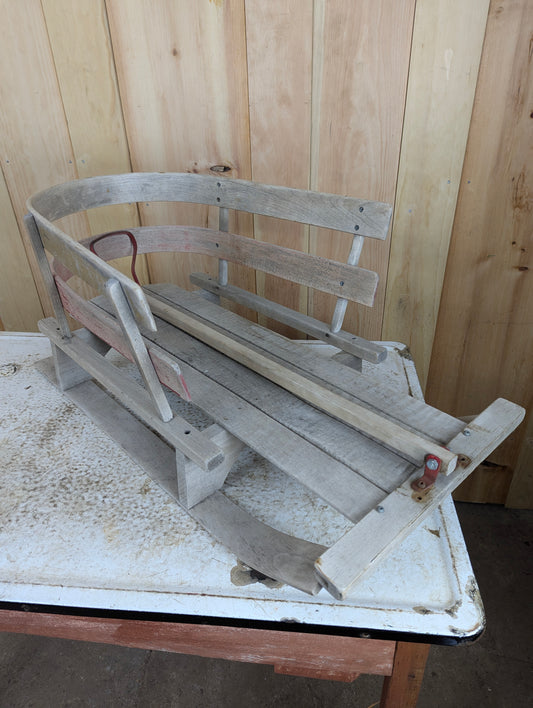 Vintage Wooden Sled