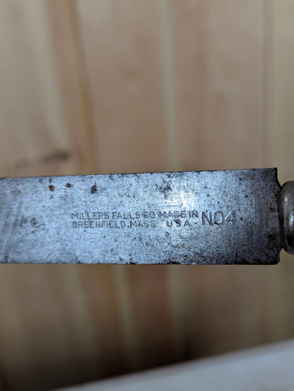 Vintage Set of 6 Millers Falls Wood Turning Tools Chisels