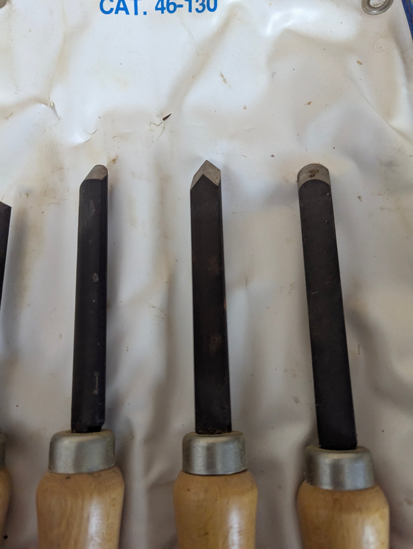 Set of 8 Rockwell Wood Turning Hand Tools Chisels