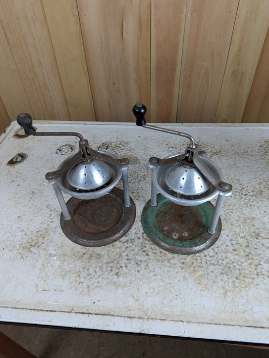 Pair of Vintage Handy Andy Manual Juicers