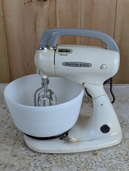 Vintage Hamilton Beach Model H Standard Mixer with Bowl