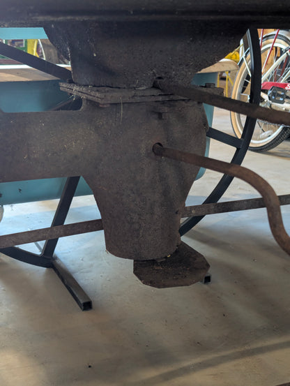 Antique Canadian Blower & Forge Co. Forge Table & No. 2E Electric Blower