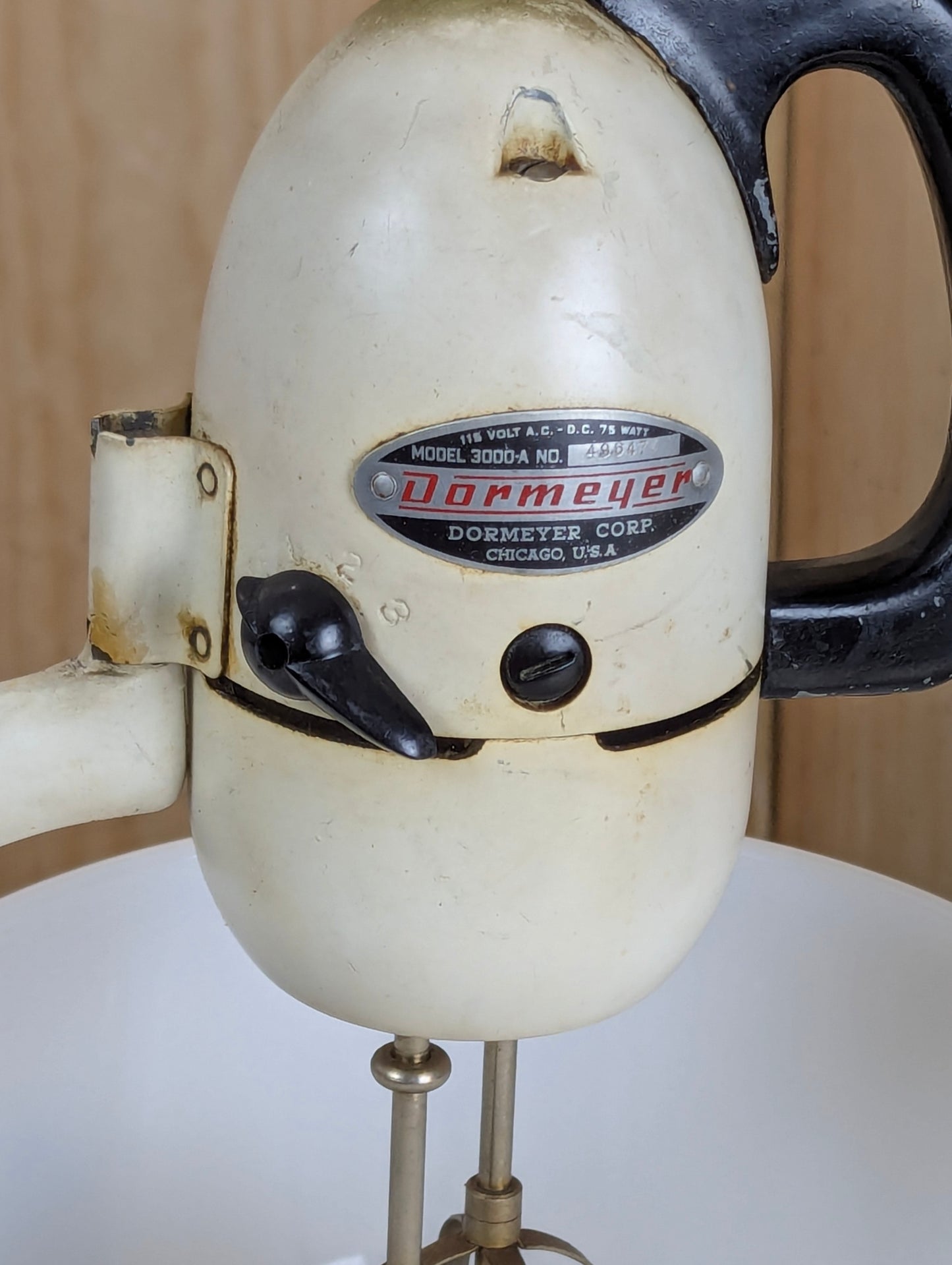 Vintage Dormeyer Model 3000-A Mixer with Bowl