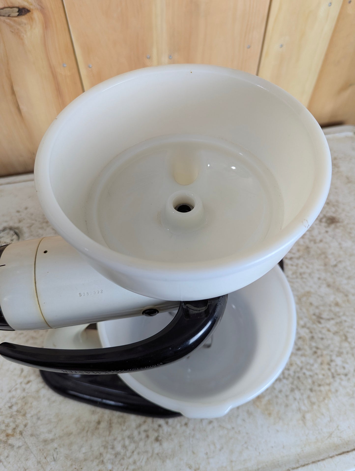 Vintage Sunbeam Model 9 Mixmaster with Top Bowl