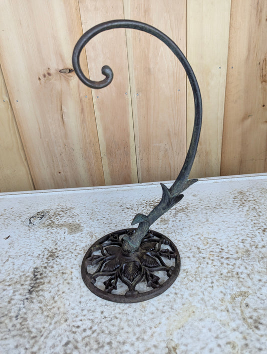 Vintage Cast Iron Banana Tree Holder